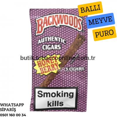 Backwoods HoneyBerry (Ballı Meyveli) Islak Puro x8 Paket