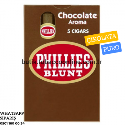 Phıllıes Blunt Chocalate (Çikolatalı) 5's Puro