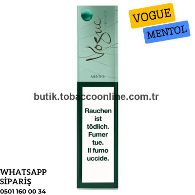 Vogue Menthe (Mentol) SüperSlim Sigara x10 Paket Vogue Menthe (Mentol) SüperSlim Sigara x10 Paket