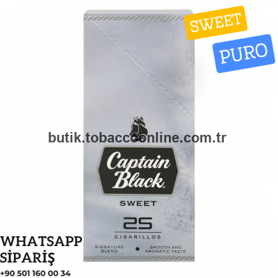 Captain Black Sweet (Aromatic) – 25'li Puro Paket