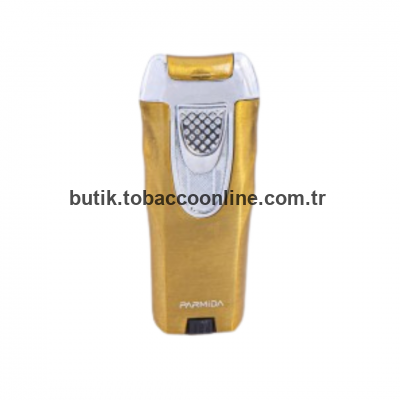 Parmida Tek Torch Pürmüz Gold-Gümüş Puro Çakmağı