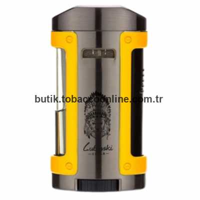 Lubinski 4lü Torch Sarı Puro Çakmağı