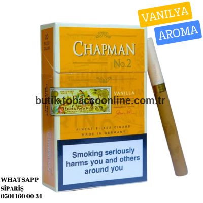Chapman Vanılla Tatlı Vanilya Aromalı Sigara x10 Paket Chapman Vanılla Tatlı Vanilya Aromalı Sigara x10 Paket