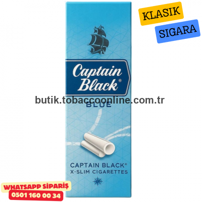 Captain Black Blue X - Slim Sigara ( Klasik ) 1 Paket
