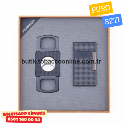 Parmida Puro Seti – Mat Siyah & Gri