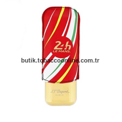 S.T. Dupont Le Mans 24H Deri Metal Puro Kılıfı Kırmızı 2li (60Ring)