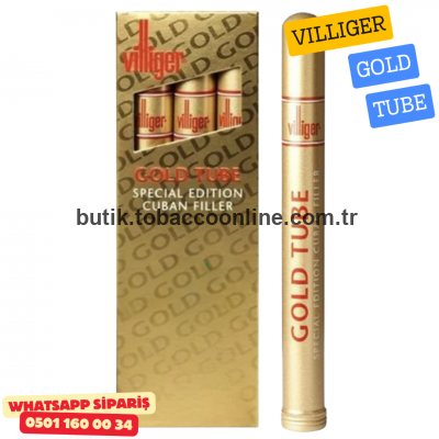 Villiger Gold Tube Special Edition Cuban Filler – 3’lü Paket