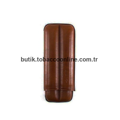 Brebbia Porta Deri Puro Kılıfı Robusto Kahve 2li (52Ring)