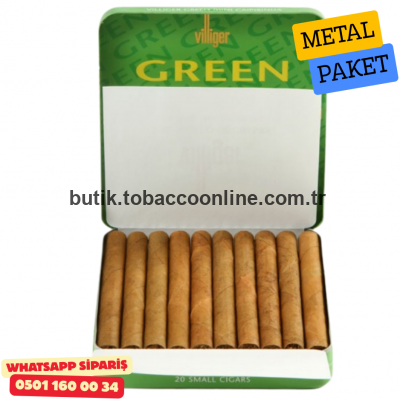 Villiger Green Mini Filter Cigarillos - 20'li Paket Villiger Green Mini Filter Cigarillos - 20'li Paket