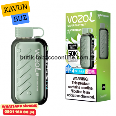 Vozol Gear Ice & Sweet 50000 PUFF Guava Melon Ice