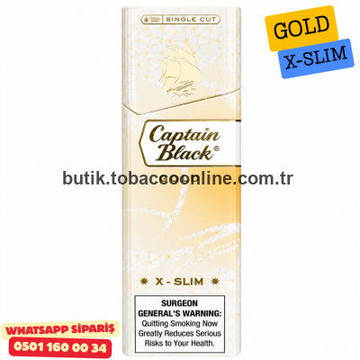 Captain Black Gold X - Slim Sigara ( Klasik ) 1 Paket