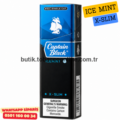 Captain Black Ice Mint X-Slim Buz & Nane Aromalı Sigara x10 Paket