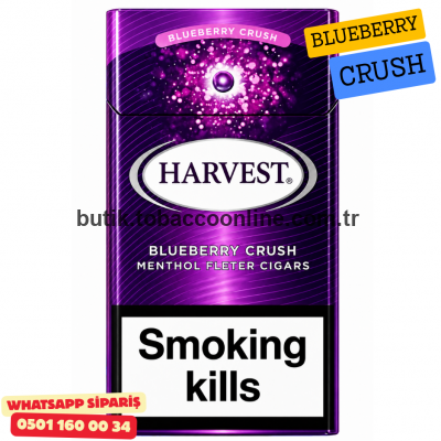 Harvest Blueberry Crush Filter Slim Sigara x10 Paket