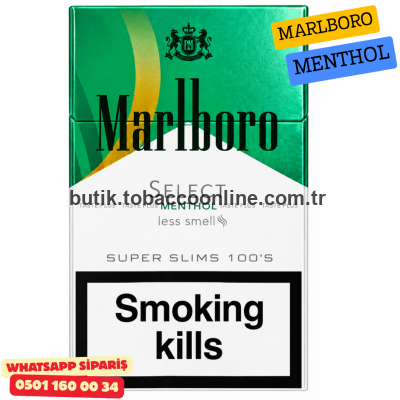 Marlboro Select Menthol Less Smell İthal Süper Slim Sigara x10 Paket