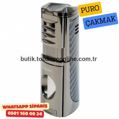 Puro Çakmak – 3 Alevli Jet Torch & Entegre Puro Delici Puro Çakmak – 3 Alevli Jet Torch & Entegre Puro Delici
