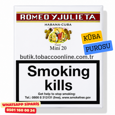 Romeo y Julieta Mini - 20'li Cigarillos Puro Paket Romeo y Julieta Mini - 20'li Cigarillos Puro Paket