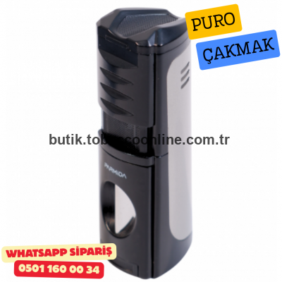 Puro Çakmak – 3 Alevli Jet Torch & Puro Delici (Siyah Model) Puro Çakmak – 3 Alevli Jet Torch & Puro Delici (Siyah Model)