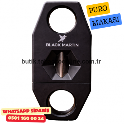 Black Martin Siyah Klasik V Puro Makası Kesici Black Martin Siyah Klasik V Puro Makası Kesici