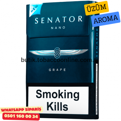 Senator Nano Grape (Üzüm) Aroma Sigara x10 Paket Senator Nano Grape (Üzüm) Aroma Sigara x10 Paket