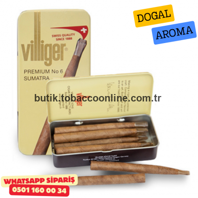 Villiger Premıum No6 Sumatra Sigarillo 10'lu Adet Villiger Premıum No6 Sumatra Sigarillo 10'lu Adet
