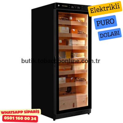 Raching C230A Parlak Siyah Elektronik Puro Dolabı