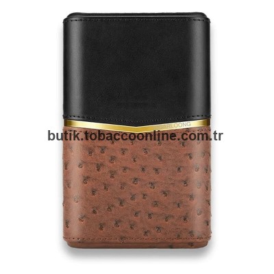 Croco Desenli Sedirli Deri Puro Kılıfı 4'lü Kahve 58Ring