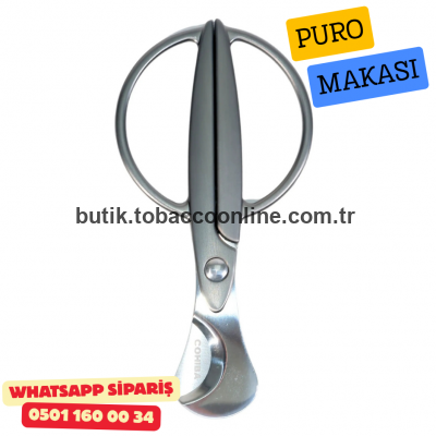 Cohiba Puro Makası (Kesici) – Gri Metal Cohiba Puro Makası (Kesici) – Gri Metal
