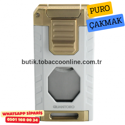 Quantoro Kesicili Delicili  Üçlü Jet  Alev Puro Çakmak