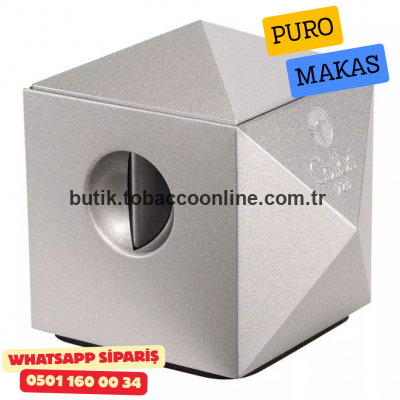Colibri Quasar Gümüş Masaüstü Çift Fonksiyonlu Puro Kesici Colibri Quasar Gümüş Masaüstü Çift Fonksiyonlu Puro Kesici