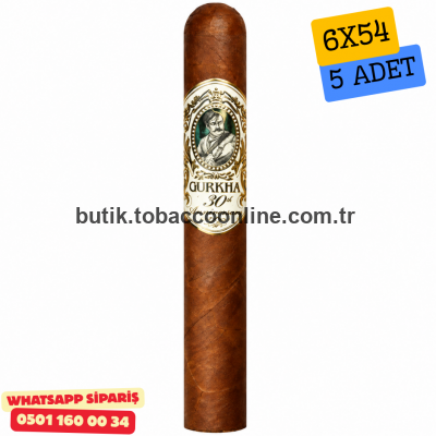 Gurkha 30th Anniversary Toro 5'li Puro Paket Gurkha 30th Anniversary Toro 5'li Puro Paket