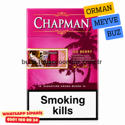Chapman Ice Berry Slim Orman Meyveli ve Buz Aromalı Sigara 1 Paket Chapman Ice Berry Slim Orman Meyveli ve Buz Aromalı Sigara 1 Paket