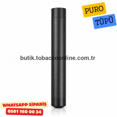 Cohiba Tekli Metal Siyah Puro Tüpü Cohiba Tekli Metal Siyah Puro Tüpü