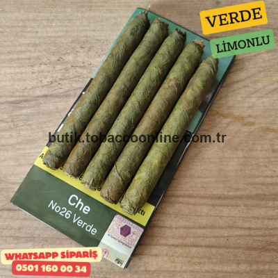 Che No26 Verde (Limon) Aromalı Islak Puro 1 Paket
